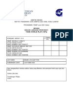 Task 4 Role Play (10%) : MPU3022 English Language Proficiency