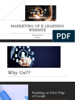 Marketing of E-Learning Website