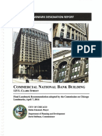 LANDMARK DESIGNATION FOR COMMERCIAL NATIONAL BANK BUILDING