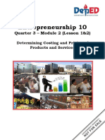 Entrepreneurship 10: Quarter 3 - Module 2 (Lesson 1&2)