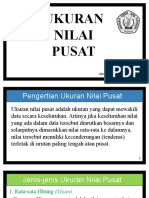 Pertemuan 8 (Ukuran Nilai Pusat)