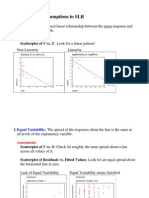 Assessment of Assumptions in SLR:: There Is A Real Linear Relationship Between The Mean Response and