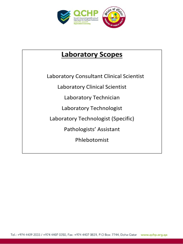 Laboratory Scopes PDF Medical Laboratory Health Care