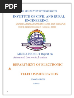 Institute of Civil and Rural Engineering.: Department of Electronic & Telecommunication