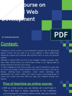 Online Course On Online Course On Frontend Web Frontend Web Development Development