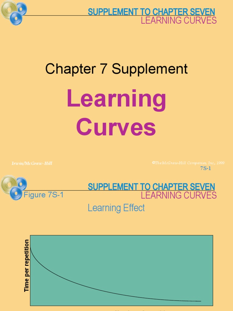 Chapter 7 Supplement: Learning Curves | PDF