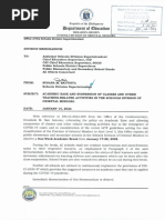 Academic Ease and Suspension of Classes and Other Teaching-Related Activities in the Schools Division of Oriental Mindoro