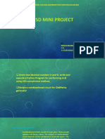 DPSD Mini Project