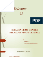 Gender Stereotypes- Culture