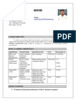 Resume: Pruthviraj Anil Chavan Email Permanent Address