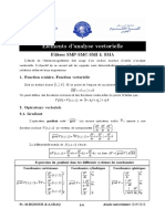 Analyse Vectorielle