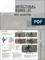 Architectural Design - IV: Site Analysis