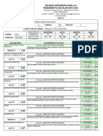 Colegio Integrado Pablo Vi Rendimiento Escolar Año 2016: Sede D Alumno: No. Lista