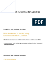Association Between Random Variables and Portfolios