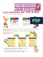 Números Del 100 Al 900 para Primero de Primaria