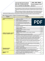 Verificacion de Requisitos Mass Pre-Comienzo de La Ejecución de Un Servicios O Contratos Menores