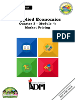 Applied Economics: Quarter 3 - Module 4: Market Pricing