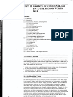 Unit 22 Growth of Communalism Upto The Second World WAR: Structure