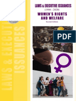 LAWS & EXECUTIVE ISSUANCES (1904-2020) : WOMEN'S RIGHTS AND WELFARE Second Edition Part I