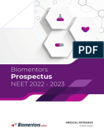 Biomentors Prospectus