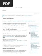 Theme Development WordPress Codex