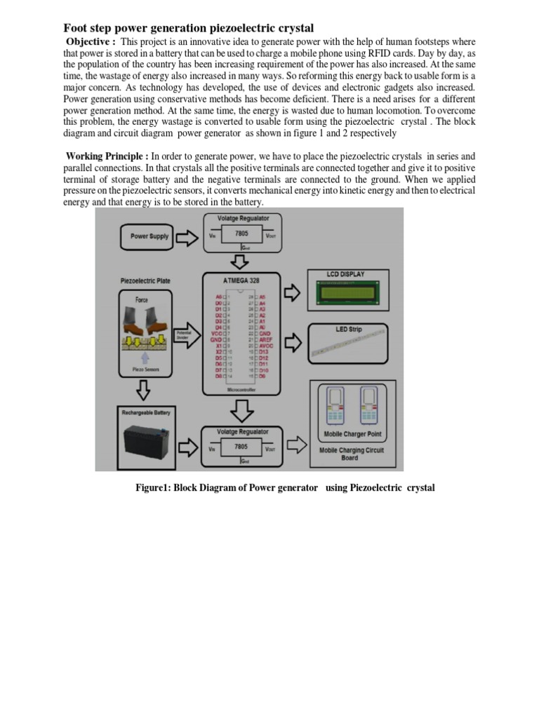 Footstep Power Generation System | PDF