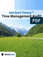 Time Management Audit