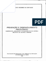 Prevenção e Desenvolvimento Psicologico