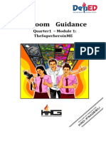 Homeroom Guidance: Quarter1 - Module 1: Thesuperheroinme