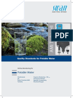 Quality Standards For Potable Water