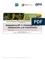 Fisiologia de La Maduracion y El Crecimiento PDF