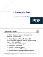 Java-La Classe Object