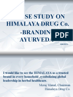 A Case Study On Himalaya Drug Co. - Branding Ayurveda-: Group 3