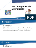 Técnicas de Registro de Información