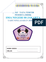 Buku Tata Tertib Sman 88 Jakarta Tata Tertib Fixs Tahun Pelajaran 2020-2021