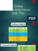 Online Ethics and Values Quiz-Plan