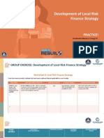 R2R Worksheet 8 Local Risk Finance Strategy