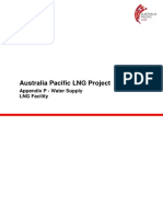 Australia Pacific LNG Project: Appendix P - Water Supply LNG Facility