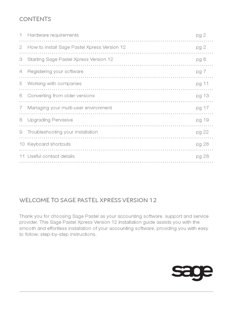 Install Guide Pastel Xpress Version 12 PDF Microsoft Windows