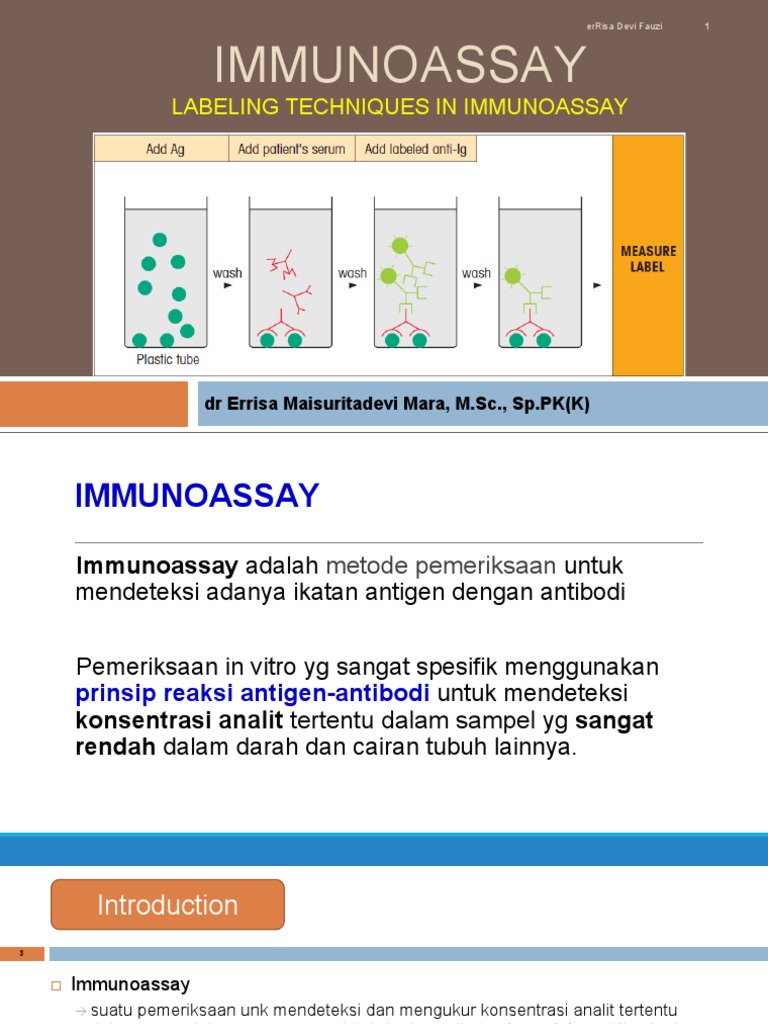 Teknik Labeling Immunoassay | PDF
