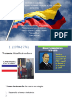 EXPOSICION Gobierno de Misael Pastrana y Surgimiento de Las Guerrillas