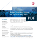 F5 Web Application Firewall For Azure Security Center: Key Benefits