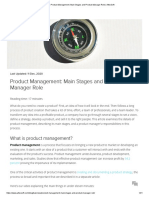 Product Management - Main Stages and Product Manager Role - AltexSoft