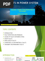 Faults in Power System