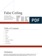 False Ceiling: Integrated Market Survey and Theoretical Presentation