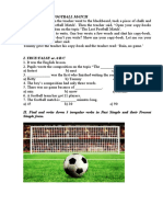 A Football Match Reading Comprehension Exercises - 92542