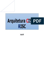 Arquitetura CISC e RISC