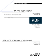 Sony KD AF8 Service Manual Common, Chassis GN4TR