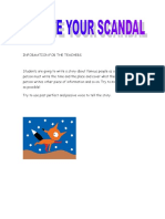 Create Your Scandal Games Writing Creative Writing Tasks - 36762