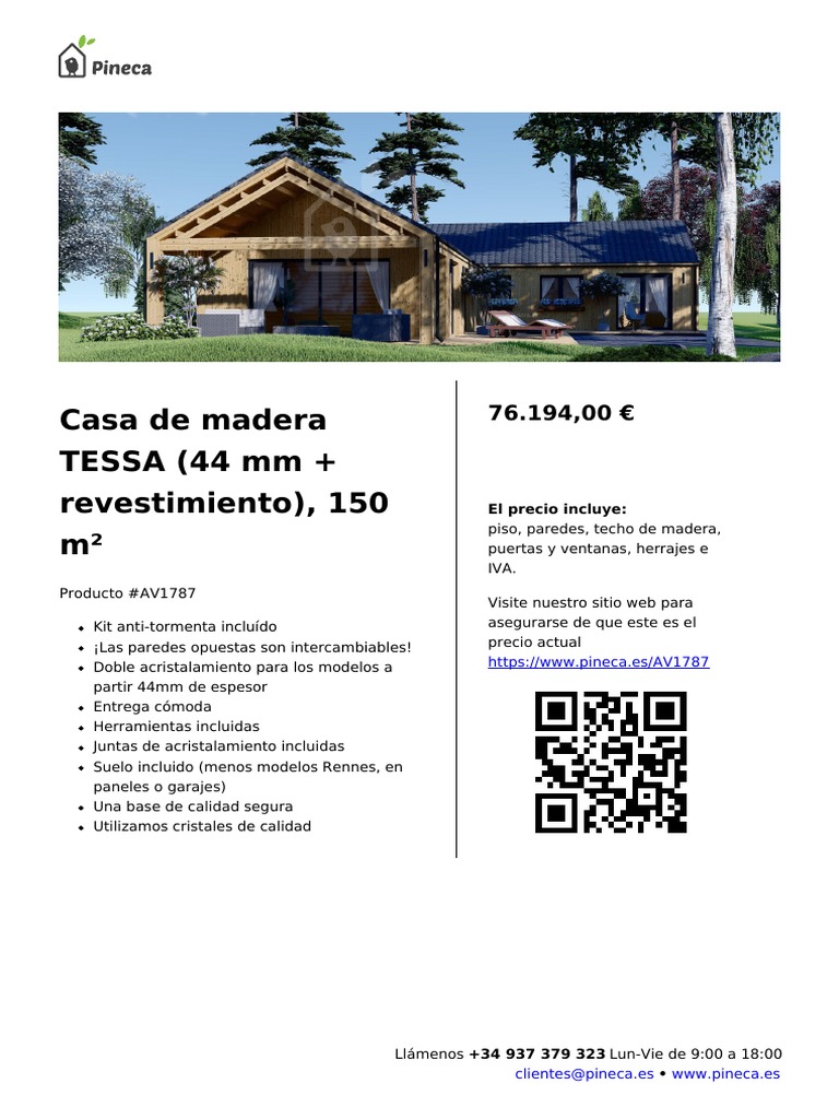Caseta de madera habitable ALTURA (Aislada PLUS, 44+44 mm), 31 m² + 8 m²